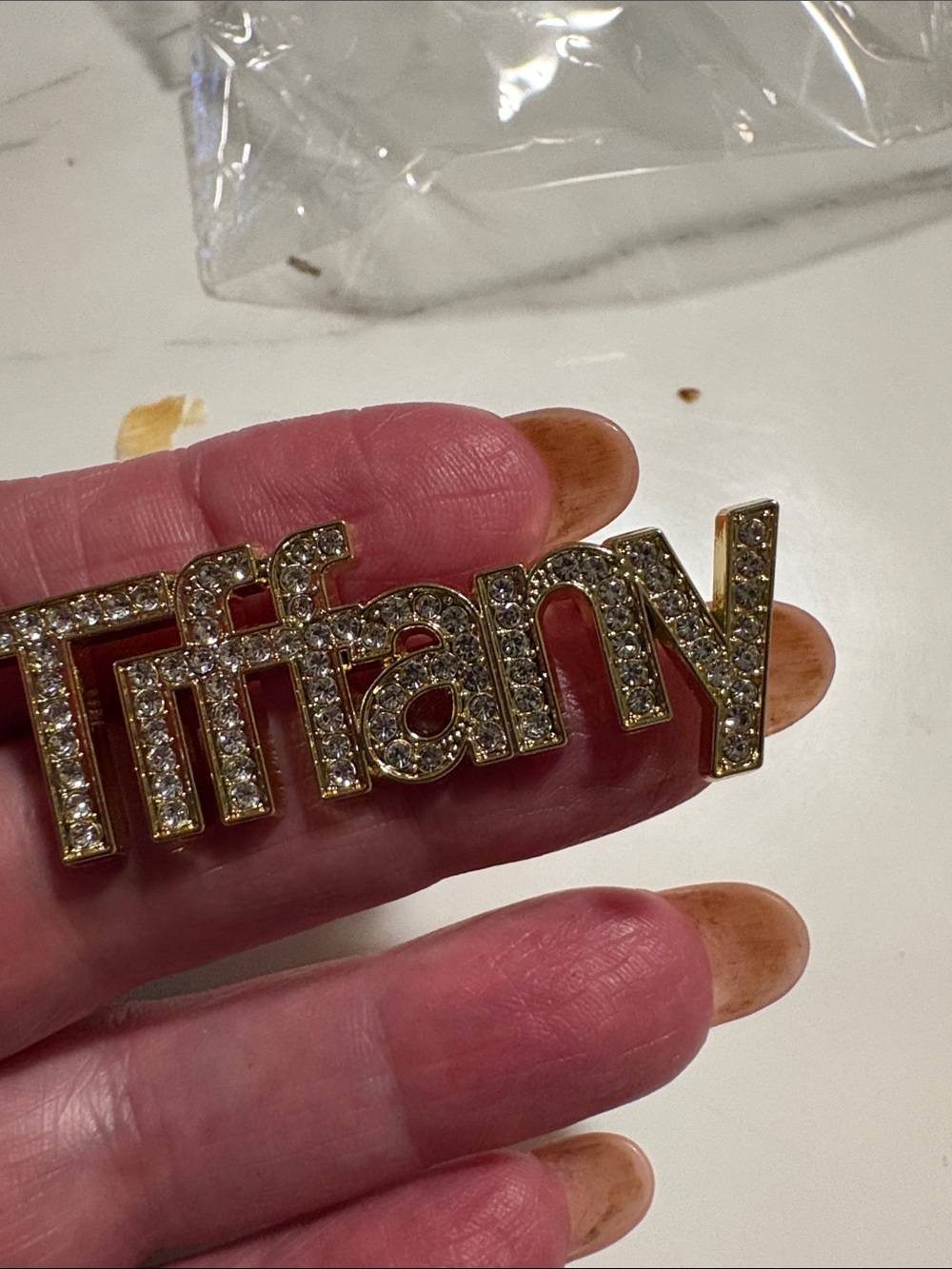 Beautiful gold and diamond fashion broch